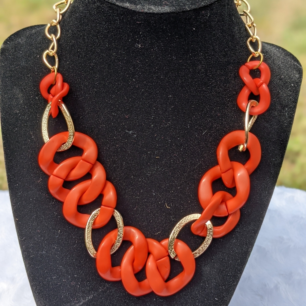 3 for $30 - Necklace Tangerine